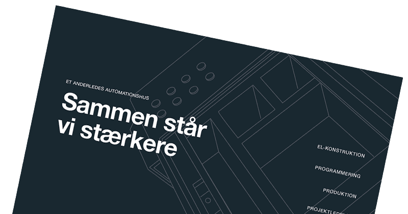 Forsiden af Tech Automations firmapræsentation